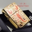ไฟแช็ค Zippo แท้ แมลงป่อง สีทองอร่าม " Zippo 29096 Scorpion-Fusion, High Polish Brass " แท้นำเข้า 100%