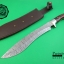 มีดกรูข่า BlackFox ฺBlack Fox Kukri Knife กัดลายดามัสกัสด้วยเลเซอร์ ไร้สนิมกวนใจ ขนาด 17.5 นิ้ว