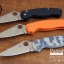 มีดพับ Spyderco รุ่น Paramilitary 2 ด้าม G10 สีส้ม ขนาด 8 นิ้ว (OEM) A+