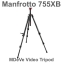 ขาตั้งกล้องวีดีโอ Manfrotto 755XB แบบ3 ขา แบบ 3 ท่อน แกนกลางยาวพร้อมหัวบอลครึ่งซีก แนวนอนได้ ประกันศูนย์ 5 ปี
