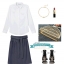 พร้อมส่ง Evening Clutch กระเป๋าออกงาน สีทอง แบบโปร่งลายตาราง ใส่ของได้เยอะ พร้อมสายโซ่