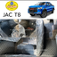 พรมปูพื้นรถยนต์ JAC T8 พรม6D สีดำด้ายดำ เข้ารูป เต็มคัน