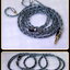 ขาย Hakugei Alfheim สายอัพเกรดหูฟัง 6N OCC Black Litz + ชุบเงิน 7N OCC Litz
