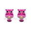 Aznavour ต่างหู ตุ้มหู เซลลูโลสนกฮูก (Pink)