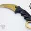 มีดคารัมบิต (Karambit) Honshu (OEM) ใบสีทอง คมกริบ