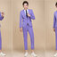 พร้อมเช่า ชุดสูทชาย สีม่วง สไตล์เกาหลี (ไม่มีเสื้อกั๊ก)