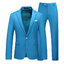 Pre-order เสื้อสูทชาย สีฟ้า รุ่นคลาสสิค ทรงสลิม