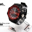 นาฬิกา US submarine Protector รุ่น TP3152M สีดำแดง พื้นหลังดำ