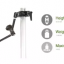 แขนจับอเนกประสงค์ Manfrotto ขาจับ 244RC + 035 Super Clamp ประกันศูนย์5ปี ติดตั้งอุปกรณ์เสริม เช่น ไฟ LED, จอมอนิเตอร์ ต่อกับขาตั้ง วัสดุอลูมิเนียมยาว ประกันศูนย์ 5 ปี
