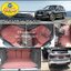 พรมรถยนต์ BMW X3 Xdrive 20d ปี 2022 ปูพรม6D สีแดงเลือดหมู เต็มคัน