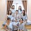 เช่า ชุดไทย ชุดเพื่อนเจ้าสาว ชุดไทยผ้าถุงสีเทาเงิน สไบเรียบ สีเทา