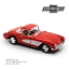 โมเดลรถเหล็ก รถจำลอง CHEVROLET CORVETTE 1957 สีแดง