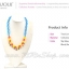Aznavour สร้อยคอเซลลูโลสจี้กะโหลกและดาว (Neon Yellow) ลด 30%