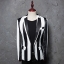 Pre-oder เฉพาะเสื้อสูท สูทชาย ลายทางตรง สีขาวดำ แนวแฟนซี