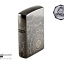 ไฟแช็ค Zippo แท้ ลายใยแมงมุม ขยุ้มหัวใจ "Spider Web, Black Ice Chrome Lighter" #28527 แท้นำเข้า 100%