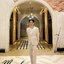 พร้อมเช่า ชุดสูทชาย สูทเพื่อนเจ้าบ่าว สีครีม เบจ Beige Brown (ไม่มีกั๊ก)