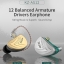 ขาย KZ AS12 สุดยอดหูฟัง Pure Balanced 6 ไดร์เวอร์ (6BA) ถอดสายได้