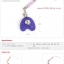Rena chris พวงกุญแจ&ที่ห้อยมือถือ A (Violet)ลด 30%