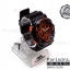 นาฬิกา US submarine Adventure Protector รุ่น TP3129M สีดำตัดส้มผิวมัน พื้นหลังเทา