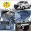 พรมดักฝุ่น toyota revo cab ปูพรม8ดี สีดำขอบสีดำด้ายฟ้า เต็มคัน