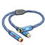 ERTK RCA1หัวเป็น2หัว สายสัญญาณเสียง RCA ตัวผู้ เป็น 2 RCA ตัวเมีย สำหรับเครื่องเสียง ประกันศูนย์ไทย