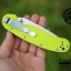 มีดพับ ONTARIO Model-1 ด้าม Fluorescent Green คมกริบ ขนาด 8 นิ้ว (OEM)