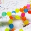 Aznavour กำไลข้อมือเซลลูโลสจี้ดาว (Neon yellow )