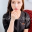 Renachris เข็มกลัดลิปสติก ( Black)