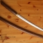 ขายดาบซามูไร คาตะนะ Katana ไว้ฝึกฟันดาบ แข็งแรงทนทาน ปลอกลายเนื้อไม้สีน้ำตาล