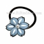 Aznavour ยางรัดผมเซลลูโลสดอกแอนนีโมนี (Sky blue)
