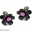 Renachris ที่หนีบผมเซลลูโลสดอกไม้ เก็บปอยผม ( ราคาต่อคู่ )