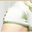 Pre-order กี่เพ้า สีขาวเขียว ลายดอกไม้ ผ่าข้าง กุ๊นขอบอย่างดี