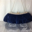 พร้อมส่ง Evening Clutch กระเป๋าออกงาน ผ้าซาตินอัดพลีท แต่งคริสตัลหรู พร้อมสายโซ่สะพาย สั้น/ยาว (เลือกแบบด้านล่าง)