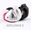 หูฟัง Tfz Exclusive3 Inear 2Graphene Drivers แบบคล้องหู เสียงเทพ ถอดสายได้ สายแบบชุบเงิน รูปทรง Custom เบสแน่นและนุ่ม รายละเอียดระดับเทพ