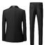 พร้อมเช่า ชุดสูททักซิโด้ สีดำ ปกกล้วย (พร้อมเสื้อกั๊ก) Tuxedo Suit with Shawl Collars
