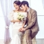พร้อมเช่า ชุดสูทชาย สีน้ำตาลลายสก๊อต *เหลือเฉพาะไซส์ M*