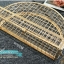 พร้อมส่ง Evening Clutch กระเป๋าออกงาน สีทอง แบบโปร่งลายตาราง ใส่ของได้เยอะ พร้อมสายโซ่