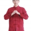 Pre-order ชุดจีน เสื้อจีนชาย แขนยาว สีแดง