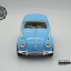 โมเดลรถเหล็กรถเต่า Volkswagen 1967 อัตราส่วน 1:32 สีฟ้าอ่อน ประตูขาว