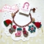 Aznavour สร้อยข้อมือเซลลูโลส (Cellulose) Christmas(เส้นสีน้ำตาล)