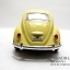 โมเดลรถเหล็กรถเต่า Volkswagen 1967 อัตราส่วน 1:32 สีเหลืองอ่อนงาช้าง