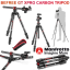 ขาตั้งกล้องคาบอนไฟเบอร์ Manfrotto Befree GT XPRO Carbon Fiber Travel Tripod with 496 Center Ball Head top table ขาตั้งกล้อง Manfrotto Travel เพลท 200PL-PRO ที่เข้ากันได้กับ Manfrotto RC2 & Arca-Swiss Manfrotto ประกันศูนย์ 10 ปี