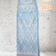 ผ้าฝ้ายทอลายสีฟ้าเทา (ผ้าเป็นผืน)0029