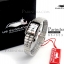 นาฬิกา U.S. submarine รุ่น S1015L สีเงินหน้าปัดสีขาวกรอบคริลตัล