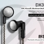 BGVP DX3s Version3 N50 หูฟังเอียร์บัดรุ่นใหม่ มีไมค์ ถอดสายได้ ขั้ว MMCX สายไฮบริดเกรด 5N ถัก8 เสียงนุ่มเนียนเบสหนานุ่ม