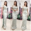 ชุดเพื่อนเจ้าสาว ชุดราตรียาว Anemone - Double layer top & Sheath skirt
