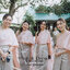 เช่า ชุดไทย ชุดเพื่อนเจ้าสาว ชุดไทยผ้าถุงสีเทาชาเงิน สไบสีชมพูนู๊ด