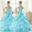 พร้อมเช่า ชุดแฟนซี ราตรียาว สีแดง ผ้าแก้วพิมพ์ลายสวย กระโปรงแต่งระบาย
