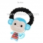 Aznavour ยางรัดผมลิงน้อยเซลลูโลส แต่งคริสตัล Swarovski ( Sky blue )