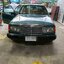 พรมรถยนต์ Benz 300e W124 ปูพรม6D สีกาแฟด้ายทอง เต็มคัน